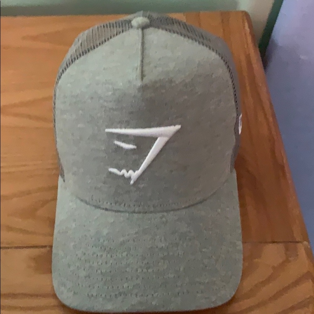 Grey gymshark SnapBack hat